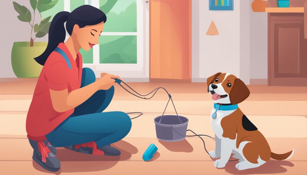 Cuidados com cachorros em treinamento